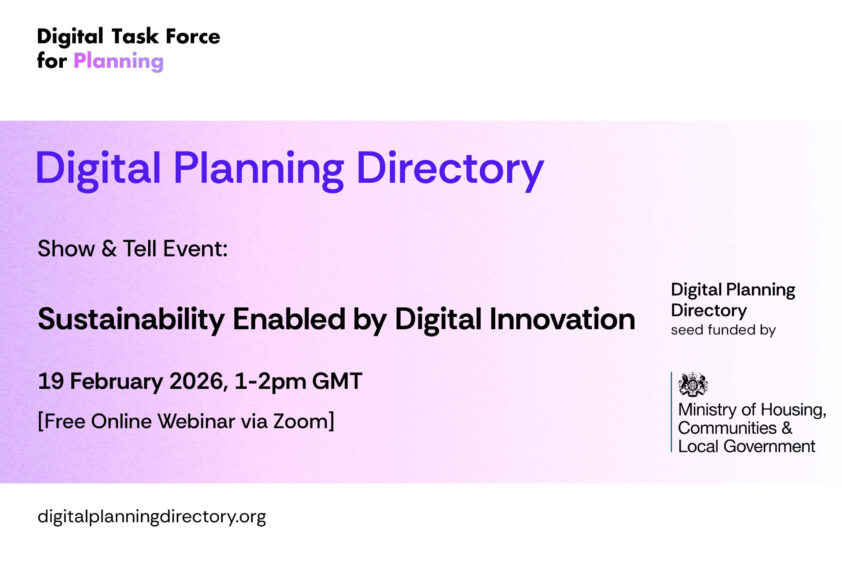 Link to Digital Planning Directory Online Show and Tell: Sustainability Enabled by Digital Innovation